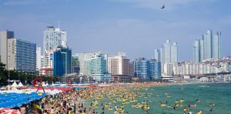 Bãi biển Haeundae nổi tiếng nhất Hàn Quốc